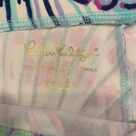 NWT Lilly Pulitzer Girls Leggings Size XL (12-14) - Picture 4 of 5